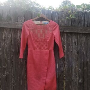 Antonio Melani Coral Fitted  Dress